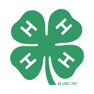 Icon of a four-leaf clover featuring four letter "H" symbols, representing good luck and hospitality.